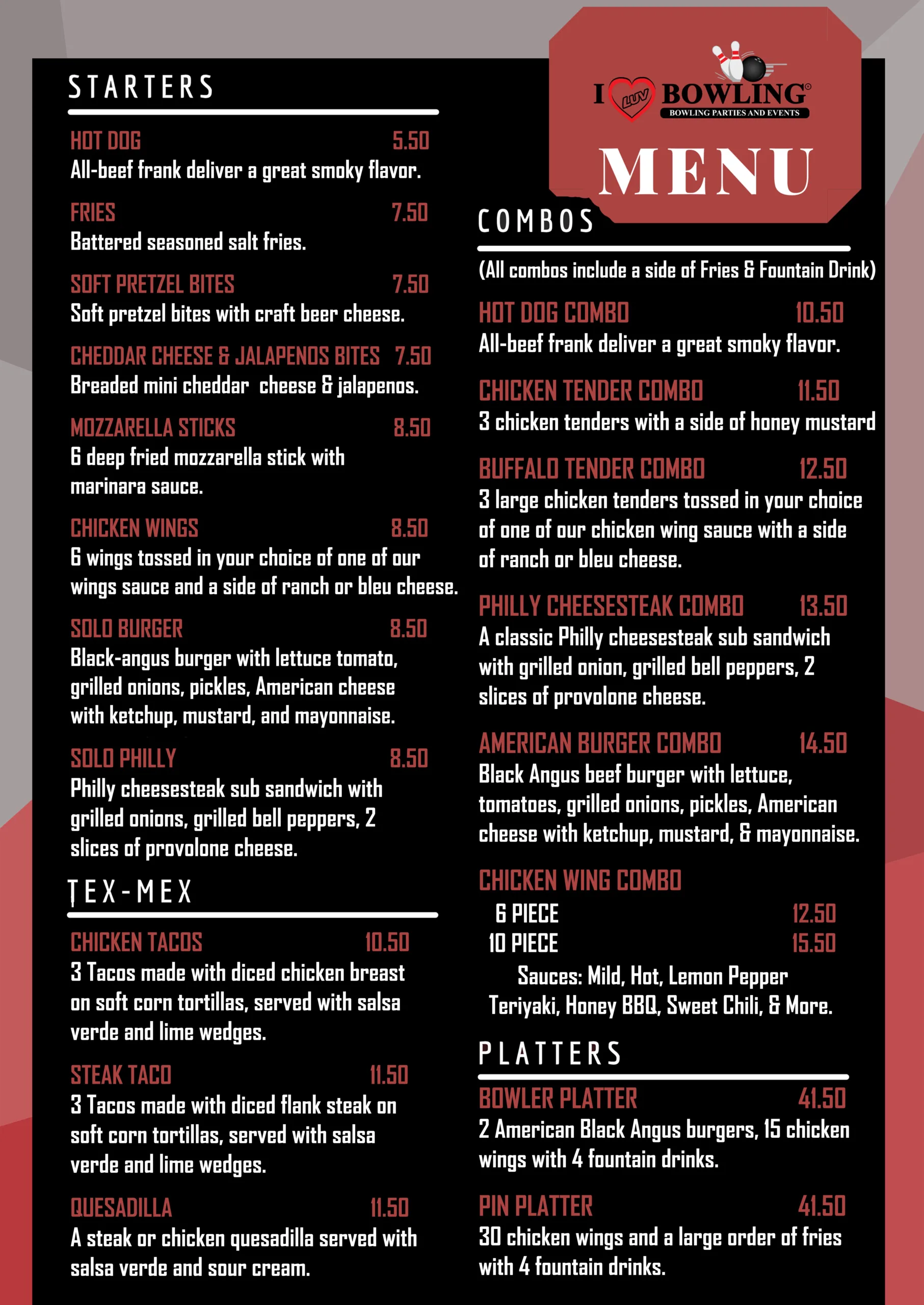 Food Menu